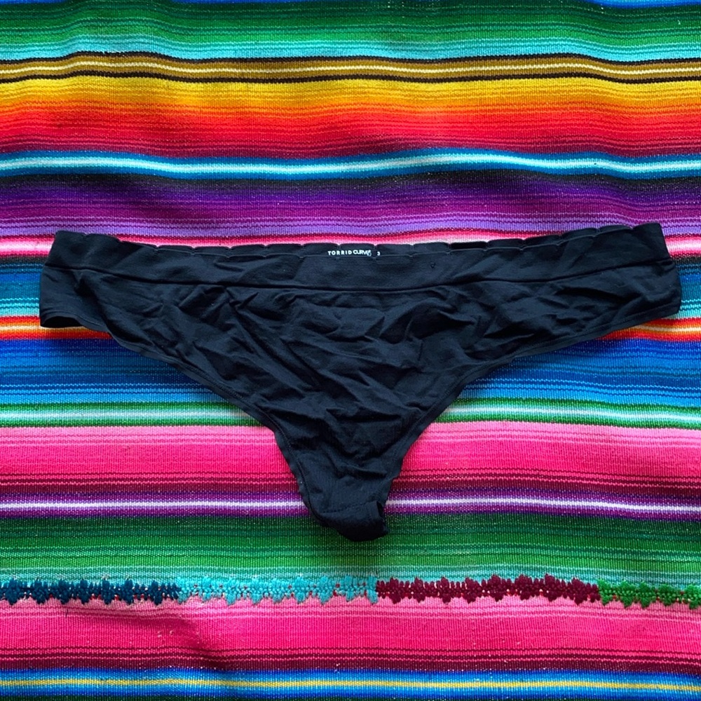 Torrid Curve Black G String Thong Underwear